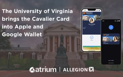University of Virginia launches mobile credentials with Atrium, Allegion